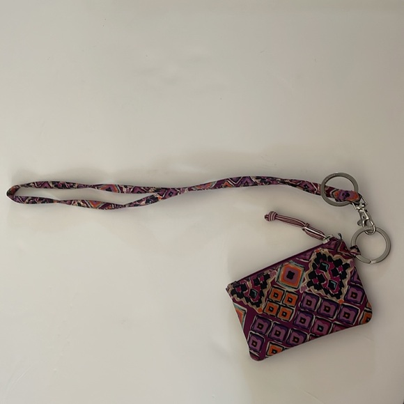 Vera Bradley Zip ID Case & Layer Multi Quilted Cotton - Picture 6 of 7